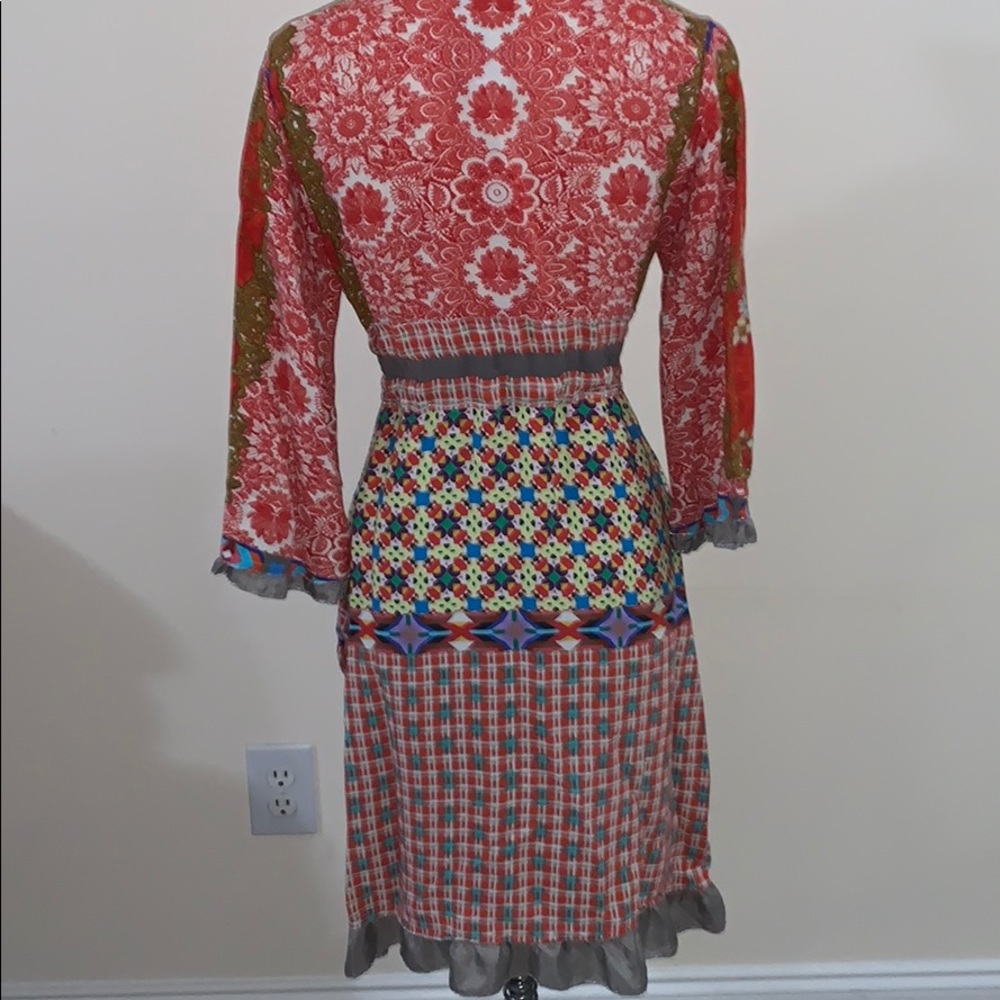Printed Midi Johnny Was Dress - Picture 3 of 3